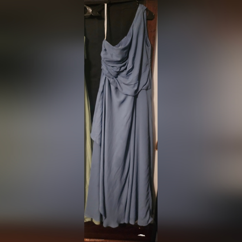 One shoulder bridesmaid dress